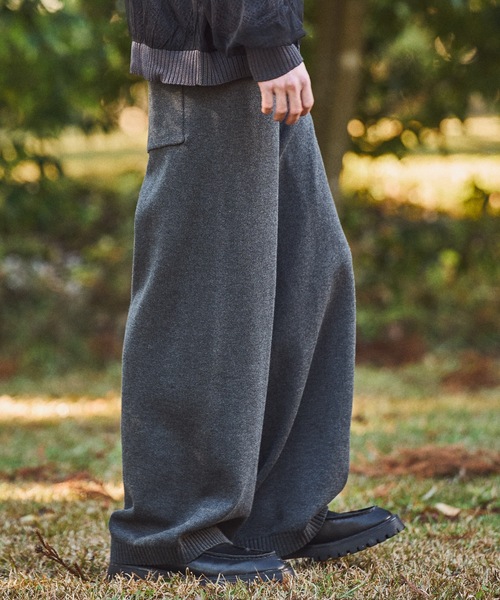 Casper John（キャスパージョン） パンツ Knit pants/ニットパンツ