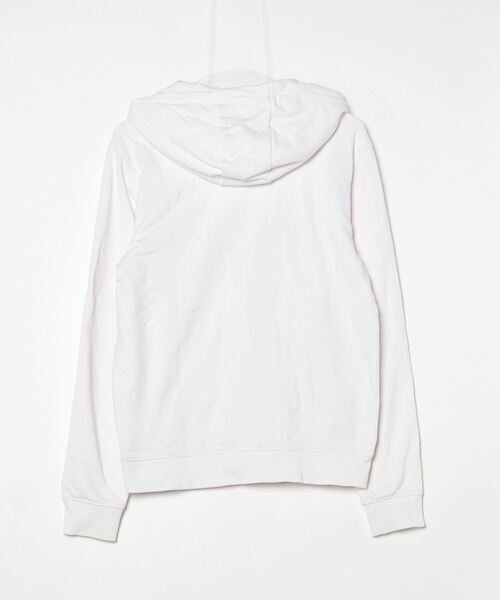 LACOSTE オーガニックコットンプルオーバーパーカー オフホワイト