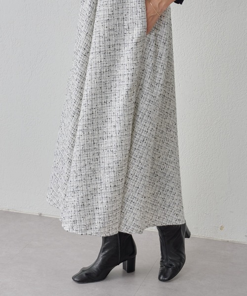 「BEARDSLEY」 ノースリーブワンピース M ホワイト レディースの画像