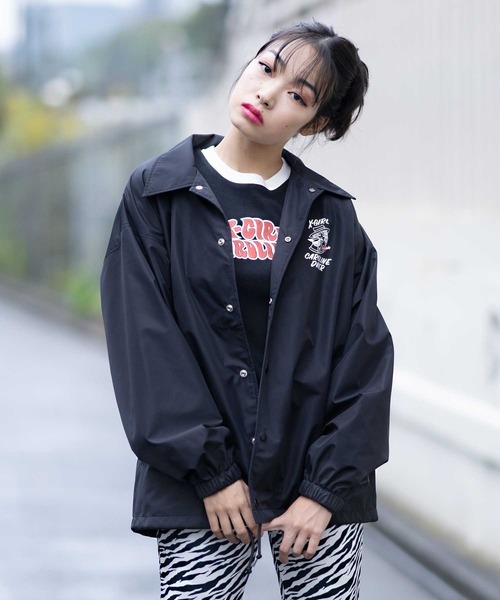 X-girl（エックスガール） ジャケット ONE SIZE レッド レディース