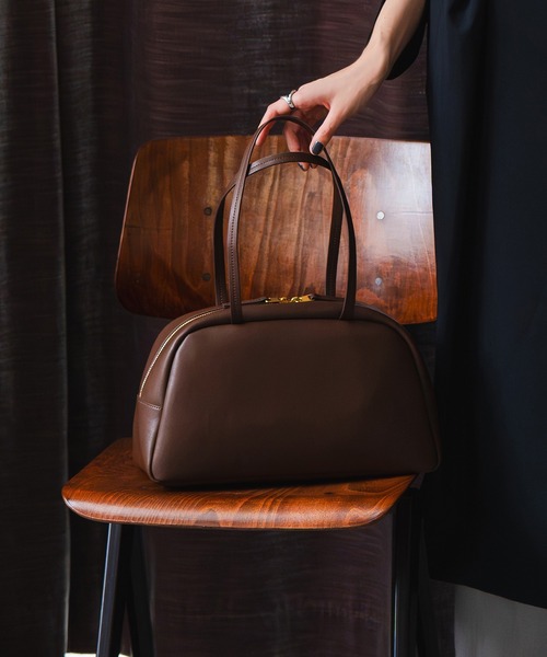 LA MARGE ボストンバッグ 「LA MARGE」「本革 / 500mlペットボトル収納