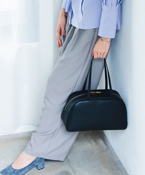 LA MARGE ボストンバッグ 「LA MARGE」「本革 / 500mlペットボトル収納