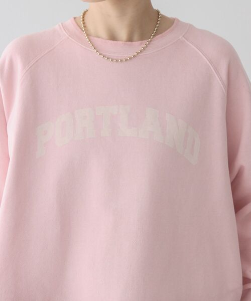 「AMERICAN HOLIC」 スウェットカットソー L チャコールグレー レディース_画像7