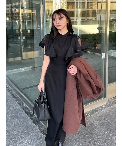 FRAY I.D（フレイ・アイディー） ドレス ウィングスリーブドレス