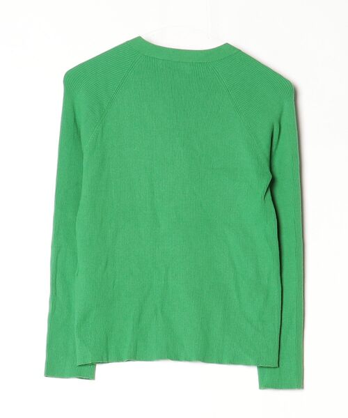 「Mila Owen」 ニットカーディガン 0 グリーン レディース_画像2