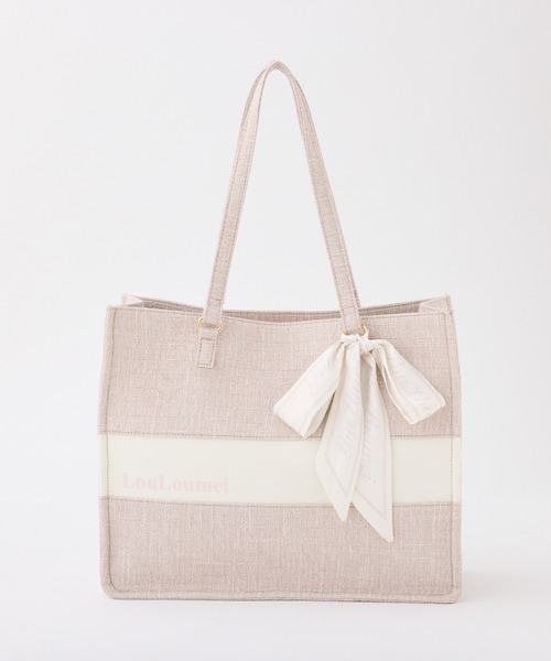 one after another NICE CLAUP トートバッグ 「LouLoumei」リボン