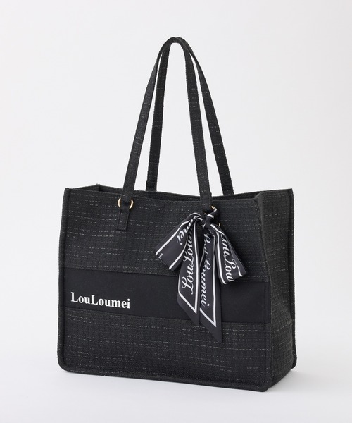 日本未発売　新品未使用　ハンマー　カーボンシールドダブルトートバッグ one after another NICE CLAUP トートバッグ 「LouLoumei」リボン