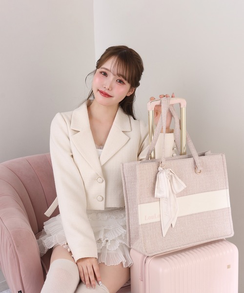one after another NICE CLAUP トートバッグ 「LouLoumei」リボン