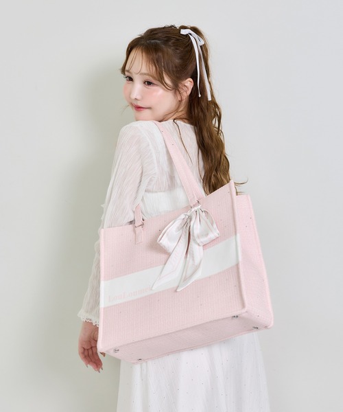 LouLoumei（ルルミー） トートバッグ 「LouLoumei」リボンチャーム