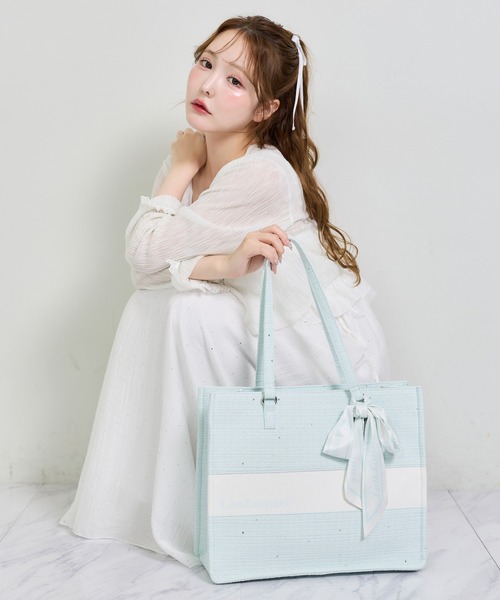 LouLoumei（ルルミー） トートバッグ 「LouLoumei」リボンチャーム