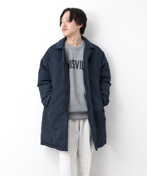 「TAION」 ダウンコート M グレー メンズ_画像5