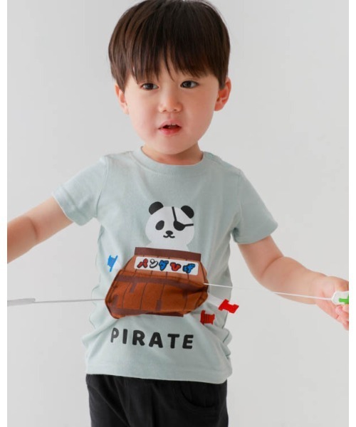 ちゃえ様　男の子セット CHEEK ROOM（チークルーム） tシャツ パンダひげTシャツ キッズ 子供服