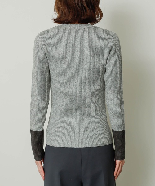 「SENSE OF PLACE by URBAN RESEARCH」 長袖ニット ONE チャコールグレー レディース_画像5