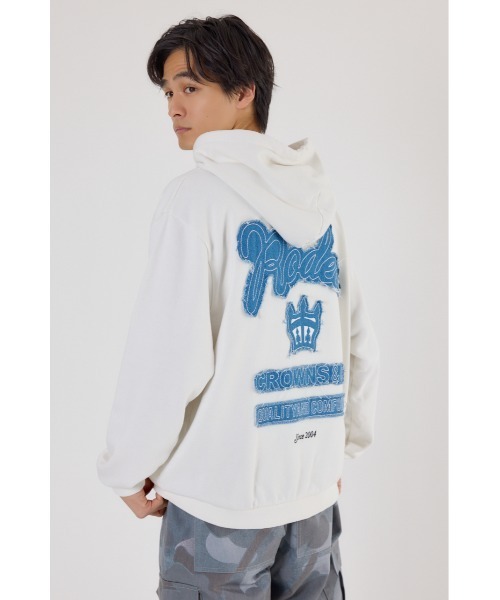 メンズパッチパーカー♡RODEO CROWNS ロデオクラウンズ タグ付き RODEO CROWNS WIDE BOWL（ロデオクラウンズワイドボウル） パーカー