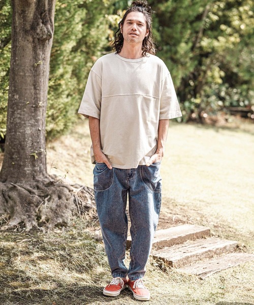 CAMBIO（カンビオ） サルエルデニムパンツ M インディゴブルー メンズ