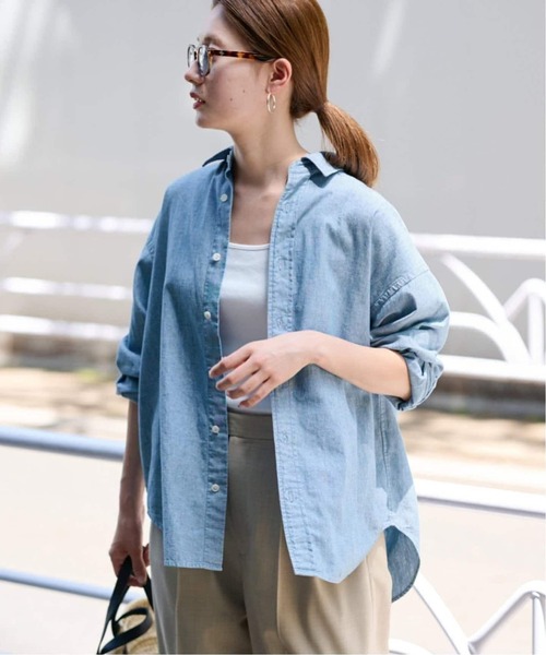 FRAMeWORK（フレームワーク） ブラウス シャツ 「追加」ダンガリー