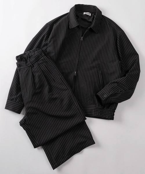 ワイドパンツ パンツ 「72」「PLES」TRストレッチ 2タック ワイド