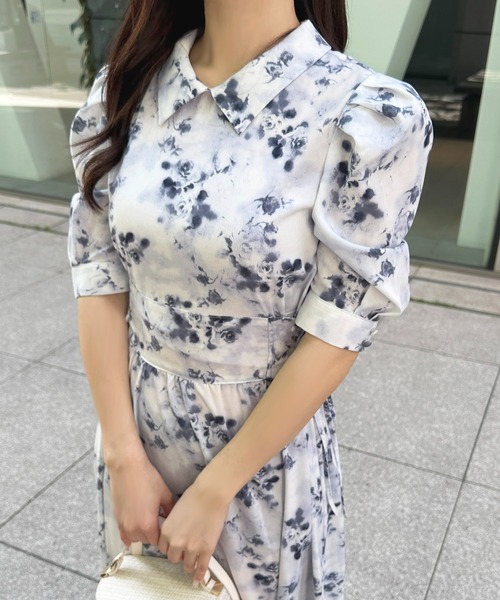 「apres jour」 半袖ワンピース X-LARGE ピンクベージュ レディース_画像3