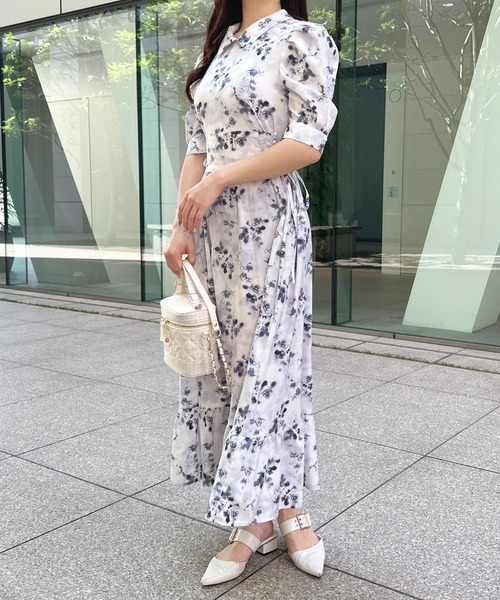 「apres jour」 半袖ワンピース X-LARGE ピンクベージュ レディース_画像8