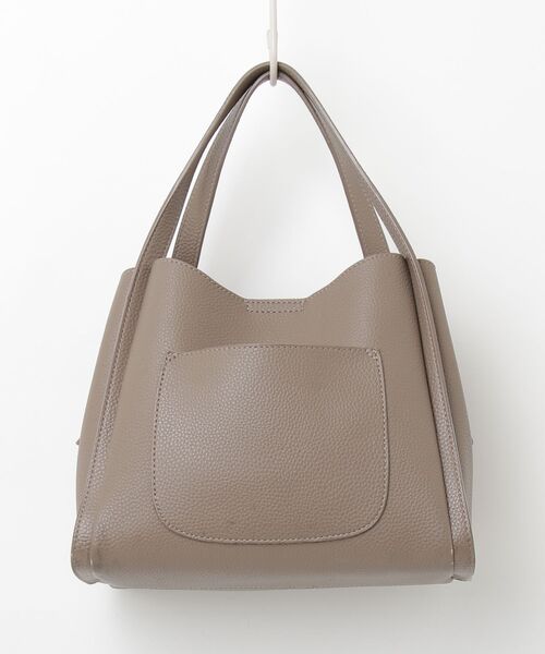 「GUSCIO」 ハンドバッグ FREE グレー レディース_画像2