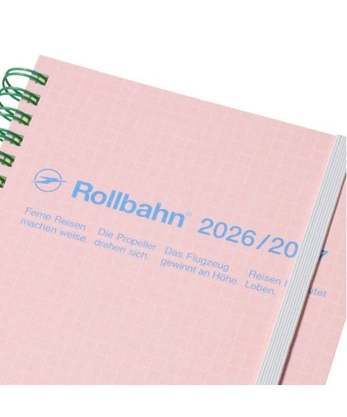 Rollbahn 手帳 「手帳 2026-2027年版／2026年3月始まり」ロルバーン
