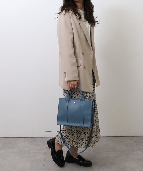 「COOCO」 2WAYバッグ 9 サックスブルー レディース_画像4