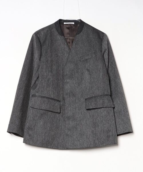BEAUTY&YOUTH UNITED ARROWS」 ノーカラージャケット M ダークグレー 