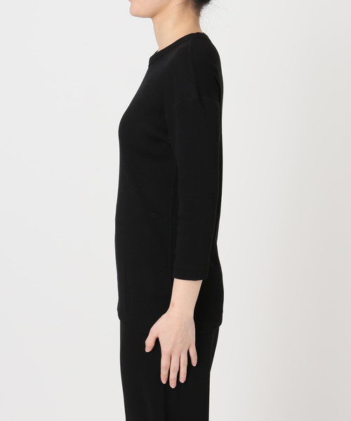 Deuxieme Classe / ドゥーズィエムクラス | 2023SS | dignity Tシャツ リブカットソー | F | ブラック | レディース DEUXIEME CLASSE - Deuxieme Classe / ドゥーズィエムクラス | 2023SS