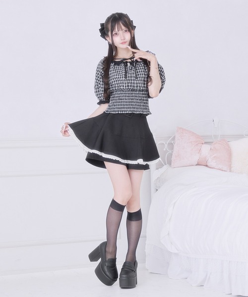 Pal elfy スカート ベルト付きフレアスカートパンツ : ZOZOTOWN Yahoo