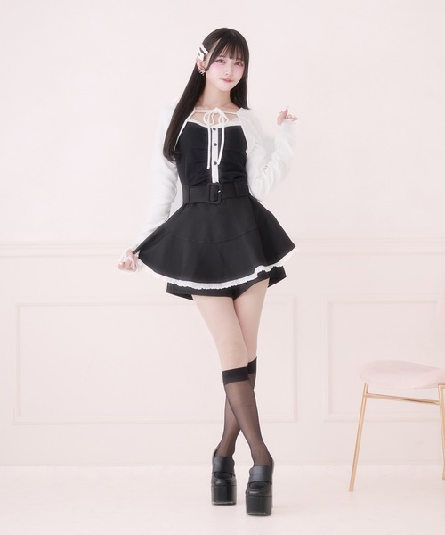 Pal elfy スカート ベルト付きフレアスカートパンツ : ZOZOTOWN Yahoo