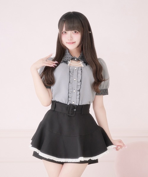 Pal elfy スカート ベルト付きフレアスカートパンツ : ZOZOTOWN Yahoo