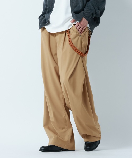 RAGEBLUE（レイジブルー） ワイドパンツ スラックス ARCH TUCK 3D