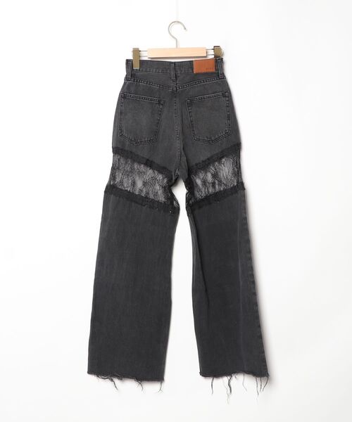 「EVRIS」 デニムパンツ SMALL ブラック レディースの画像