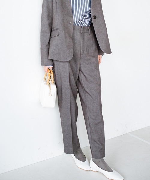 「ANNA LUNA」 スラックス MEDIUM チャコールグレー レディース_画像5