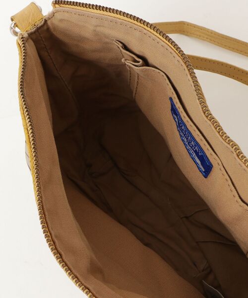 「BURBERRY BLUE LABEL」 チェック柄ショルダーバッグ - イエロー レディースの画像