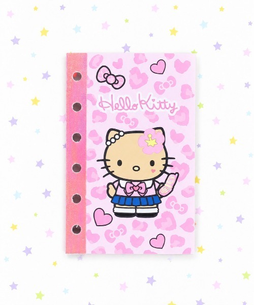 nini toys ステッカー 「nini toys」「ハローキティ」6穴シールノート