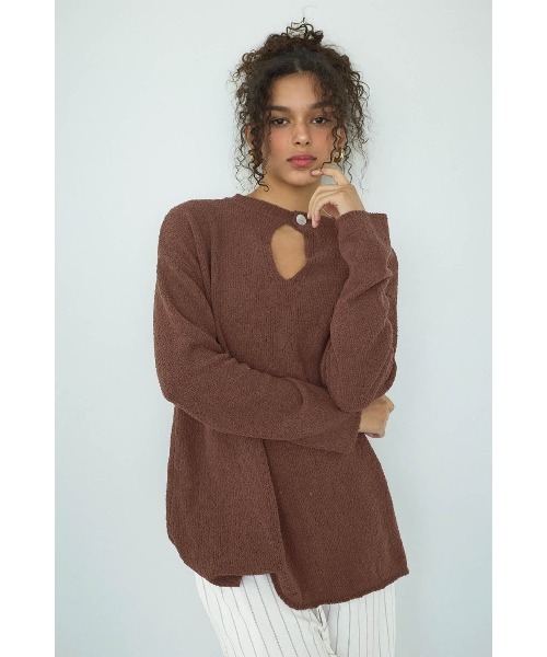 ALEXIA STAM（アリシアスタン） ニット セーター Shell Button Knit