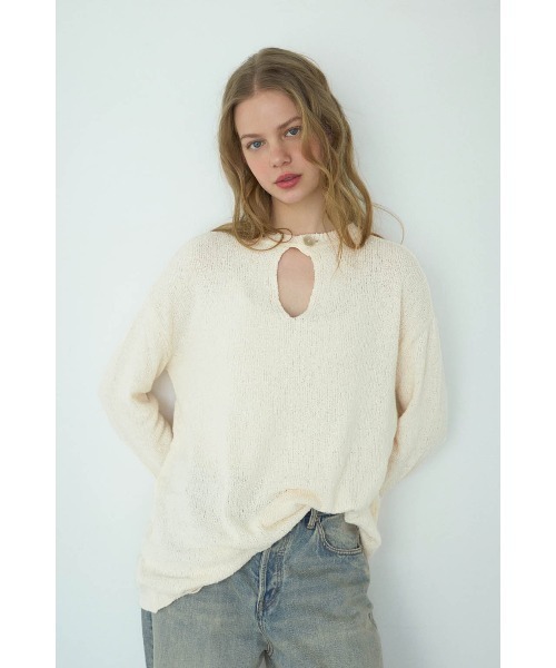 ALEXIA STAM（アリシアスタン） ニット セーター Shell Button Knit