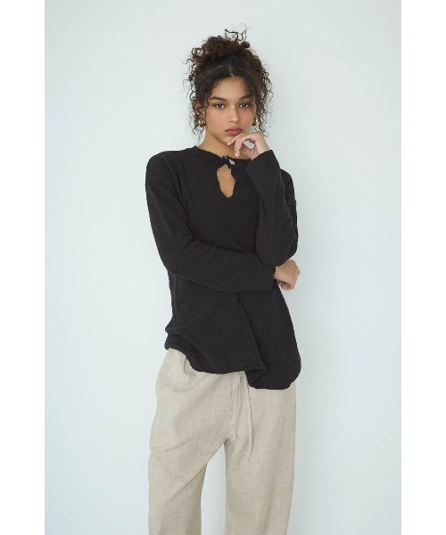 ALEXIA STAM（アリシアスタン） ニット セーター Shell Button Knit