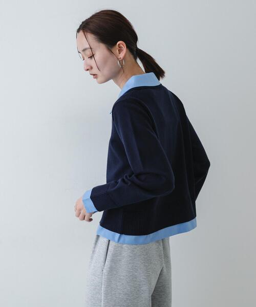 SENSE OF PLACE by URBAN RESEARCH カーディガン 「洗濯可」プレート