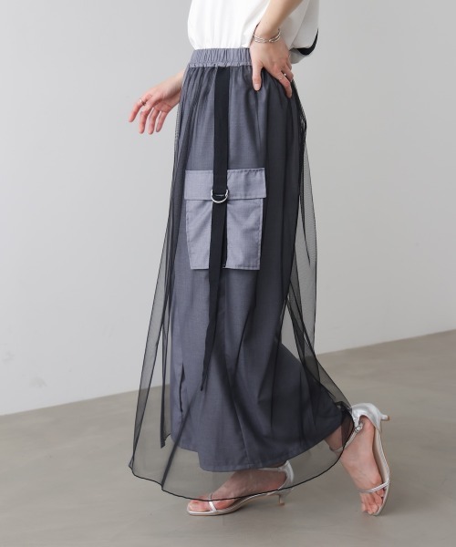 ボンボンジュール　専用です。 Bou Jeloud（ブージュルード） ワイドパンツ パンツ チュール