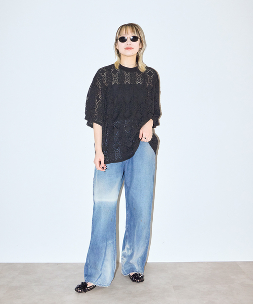 CITYSHOP（シティショップ） tシャツ 「追加2」LACE Tシャツ
