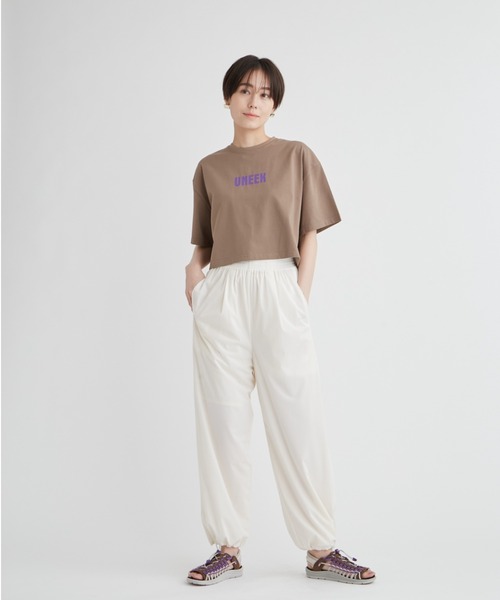 「emmi」 半袖Tシャツ FREE オリーブ レディース_画像6