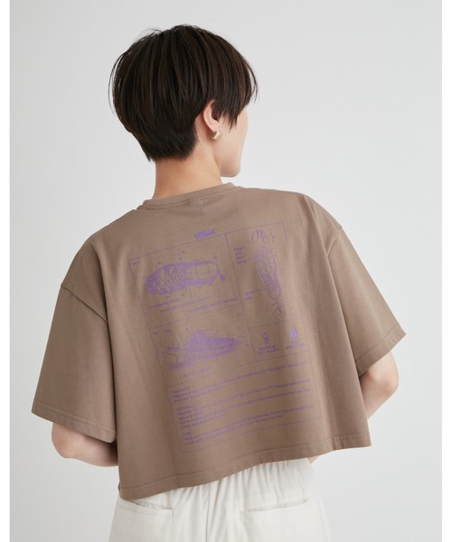 「emmi」 半袖Tシャツ FREE オリーブ レディース_画像9