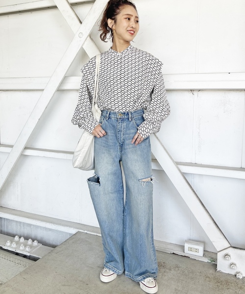 「Spick \u0026 Span」 長袖ブラウス - ホワイト レディース_2