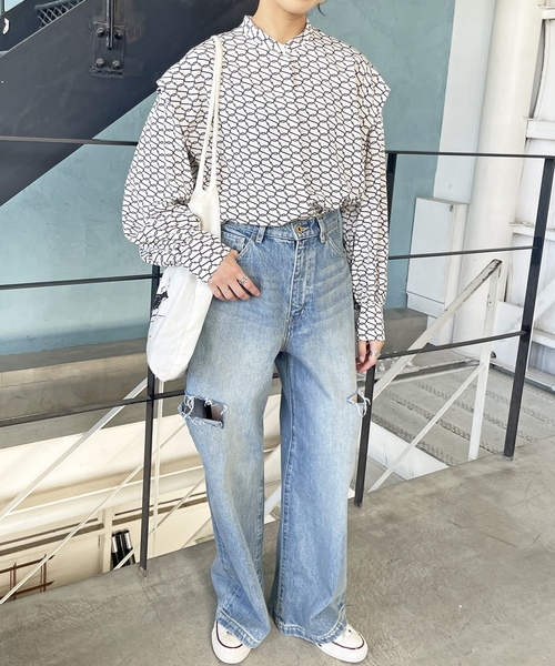 「Spick \u0026 Span」 長袖ブラウス - ホワイト レディース_6
