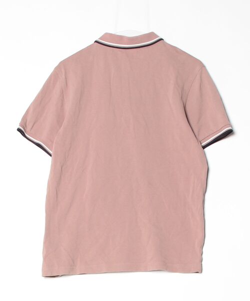 「FRED PERRY」 半袖ポロシャツ M ピンク レディース_画像2