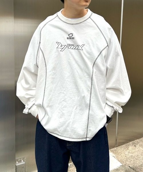 「WHO'S WHO gallery」 長袖Tシャツ FREE ホワイト メンズ_画像2