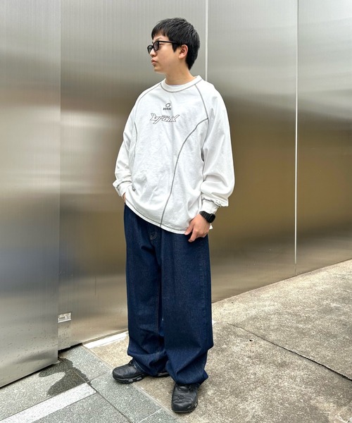 「WHO'S WHO gallery」 長袖Tシャツ FREE ホワイト メンズ_画像3