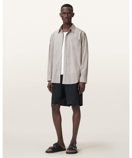 ALLSAINTS（オールセインツ） シャツ ROMA OVERSIZED LONG SLEEVE